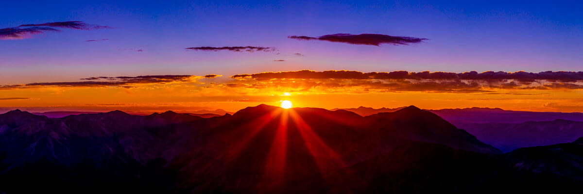 Sunrise at 14,058ft