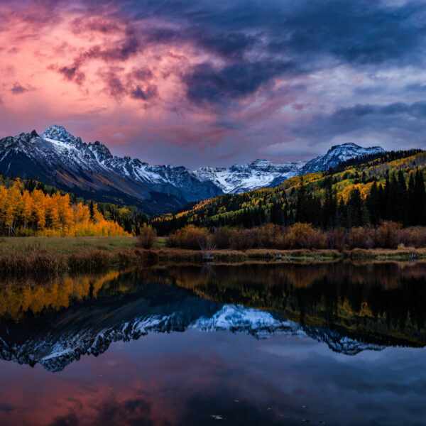 Sunset Turmoil Over Sneffels